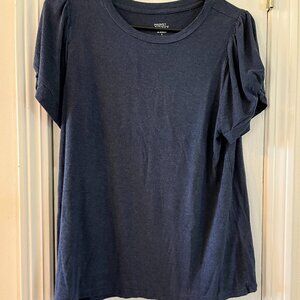 Navy Market & Spruce Tee